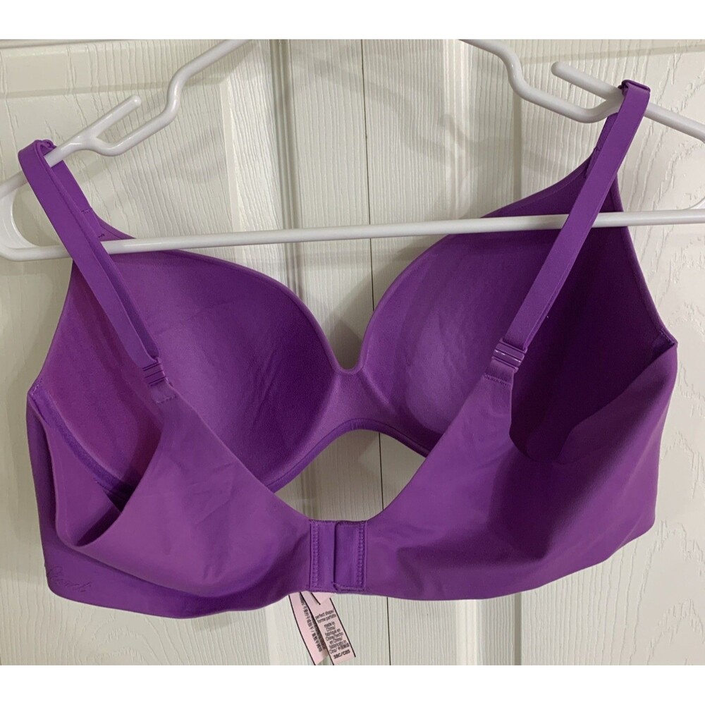 Victorias Secret Perfect Shape Bra Size 38 C Purple - Picture 2 of 6